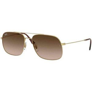 Ray-Ban Pilot Sunglasses W/Brown Gradient Lens